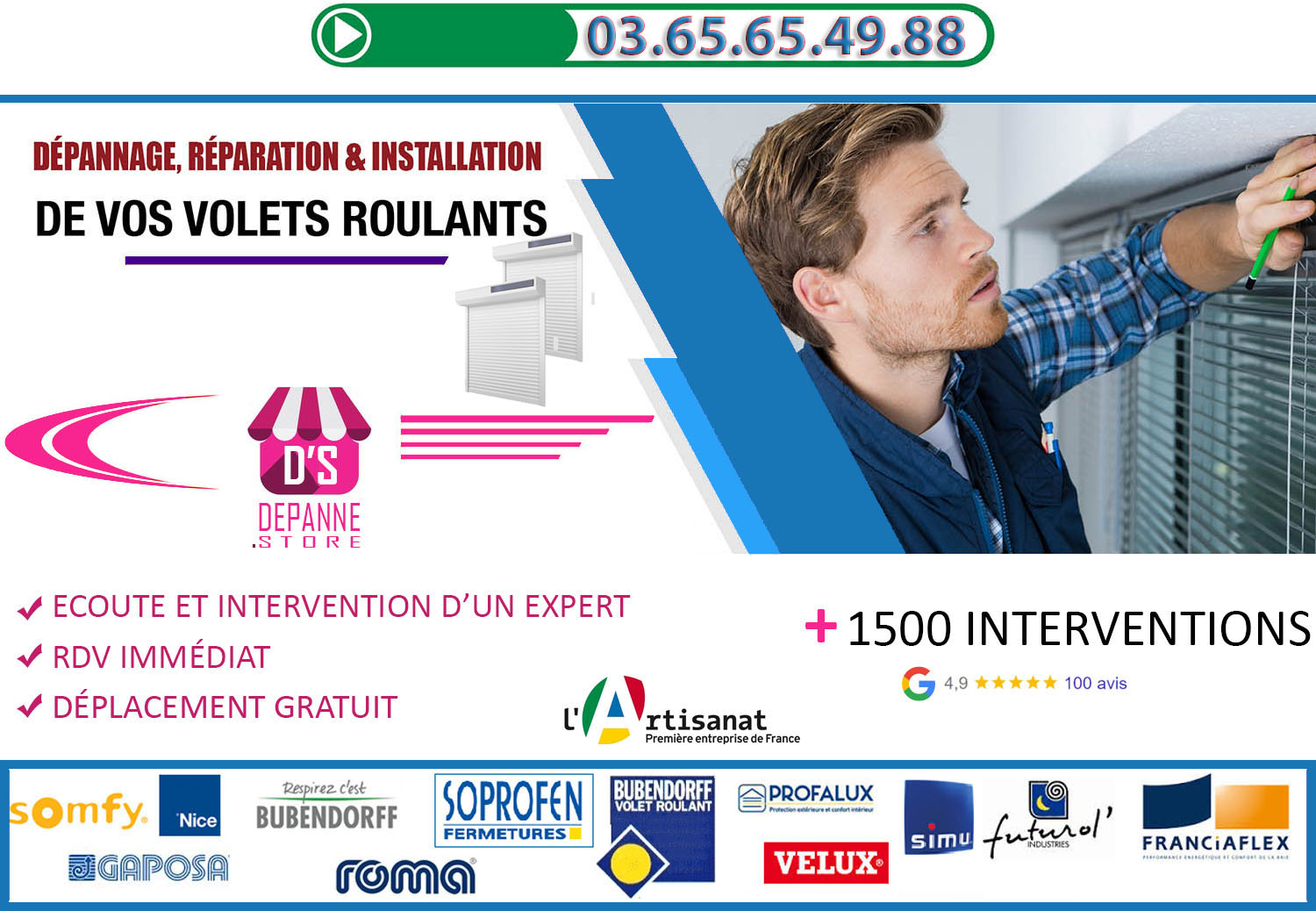 Réparation Volet Roulant Sens